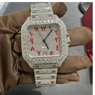 VVS Moissanite Diamond Watch Studded Jewelry Gift
