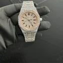 Trending VVS Moissanite Diamond Studded Iced Out Diamond Watch for Men Best Fashion Jewelry Gift