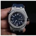 Trending VVS Moissanite Diamond Studded Iced Out Diamond Watch for Men Best Fashion Jewelry Gift