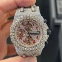 Hip Hop Customized Iced out Moissanite Diamond Watch for Men VVS Diamond Watch Gift