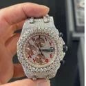 Hip Hop Customized Iced out Moissanite Diamond Watch for Men VVS Diamond Watch Gift