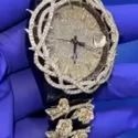 Hip Hop Customized Iced out Moissanite Diamond Watch for Men VVS Diamond Watch Gift