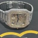 Hip Hop Customized Iced out Moissanite Diamond Watch for Men VVS Diamond Watch Gift