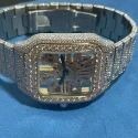 Hip Hop Customized Iced out Moissanite Diamond Watch for Men VVS Diamond Watch Gift