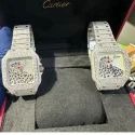 High Quality Custom Watch for Men Iced out Moissanite Diamond Studded Watch Hip Hop Diamond Jewelry
