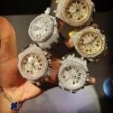 High Quality DEF Moissanite Diamond Watch Colorless Diamond Hip Hop Style Diamond Watch