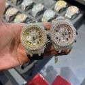 High Quality DEF Moissanite Diamond Watch Colorless Diamond Hip Hop Style Diamond Watch