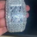 High Quality DEF Moissanite Diamond Watch Colorless Diamond Hip Hop Style Diamond Watch