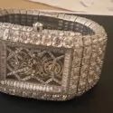 High Quality DEF Moissanite Diamond Watch Colorless Diamond Hip Hop Style Diamond Watch