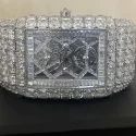 High Quality DEF Moissanite Diamond Watch Colorless Diamond Hip Hop Style Diamond Watch