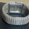 High Quality DEF Moissanite Diamond Watch Colorless Diamond Hip Hop Style Diamond Watch