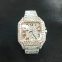 Hip Hop Customized Iced out Moissanite Diamond Watch for Men VVS Diamond Watch Gift