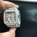 Hip Hop Customized Iced out Moissanite Diamond Watch for Men VVS Diamond Watch Gift