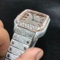 Hip Hop Customized Iced out Moissanite Diamond Watch for Men VVS Diamond Watch Gift