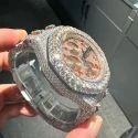 High Quality Custom Watch for Men Iced out Moissanite Diamond Studded Watch Hip Hop Diamond Jewelry