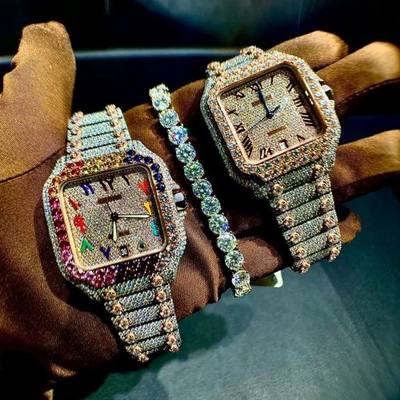 VVS Moissanite Hip Hop Iced Out Watch- Men Luxury Watch