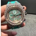 High Quality DEF Moissanite Diamond Watch Colorless Diamond Hip Hop Style Diamond Watch