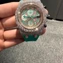 High Quality DEF Moissanite Diamond Watch Colorless Diamond Hip Hop Style Diamond Watch