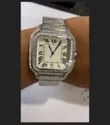 Best Quality Fully Customized Iced Out Diamond Lab Grown Watch for Men Hip Hop Diamond Jewelry