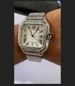 Best Quality Fully Customized Iced Out Diamond Lab Grown Watch for Men Hip Hop Diamond Jewelry
