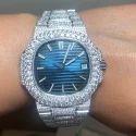 Best Quality Fully Customized Iced Out Diamond Lab Grown Watch for Men Hip Hop Diamond Jewelry