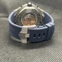Best Quality Fully Customized Iced Out Diamond Lab Grown Watch for Men Hip Hop Diamond Jewelry