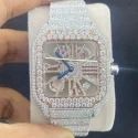 Best Quality Fully Customized Iced Out Diamond Lab Grown Watch for Men Hip Hop Diamond Jewelry