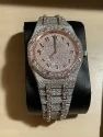Top Quality Lab Grown Diamond Watch on Factory Price DEF Lab Grown Diamond Iced Out Watch