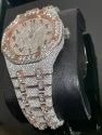Top Quality Lab Grown Diamond Watch on Factory Price DEF Lab Grown Diamond Iced Out Watch