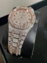 Top Quality Lab Grown Diamond Watch on Factory Price DEF Lab Grown Diamond Iced Out Watch