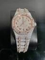 Top Quality Lab Grown Diamond Watch on Factory Price DEF Lab Grown Diamond Iced Out Watch