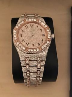Top Quality Lab Grown Diamond Watch on Factory Price DEF Lab Grown Diamond Iced Out Watch