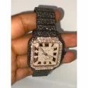Best Quality VVS Lab Grown Diamond Watch Fashion Jewelry Iced Out Diamond Watch