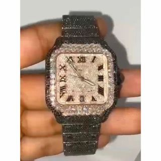 Best Quality VVS Lab Grown Diamond Watch Fashion Jewelry Iced Out Diamond Watch