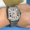 Best Selling Fully Customized Iced Out Diamond Lab Grown Watch for Men Hip Hop Diamond Jewelry