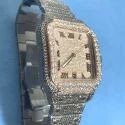 Best Selling Fully Customized Iced Out Diamond Lab Grown Watch for Men Hip Hop Diamond Jewelry