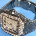 Best Selling Fully Customized Iced Out Diamond Lab Grown Watch for Men Hip Hop Diamond Jewelry