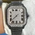 Best Selling Fully Customized Iced Out Diamond Lab Grown Watch for Men Hip Hop Diamond Jewelry
