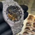 Good Quality Fully Customized Iced Out Diamond Lab Grown Watch for Men Hip Hop Diamond Jewelry