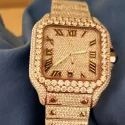 Good Quality Hip Hop Customized Iced out Lab Grown Diamond Watch for Men VVS Diamond Watch Gift