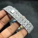 Top Quality Fully Customized Iced Out Diamond Lab Grown Watch for Men Hip Hop Diamond Jewelry