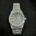 Top Quality Fully Customized Iced Out Diamond Lab Grown Watch for Men Hip Hop Diamond Jewelry