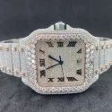 Hip Hop Customized Iced out Lab Grown Diamond Watch for Men VVS Diamond Watch Gift