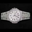 Good Quality Fully Customized Iced Out Diamond Lab Grown Watch for Men Hip Hop Diamond Jewelry