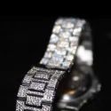 Good Quality Fully Customized Iced Out Diamond Lab Grown Watch for Men Hip Hop Diamond Jewelry