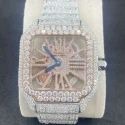 High Quality Custom Watch for Men Iced out Lab Grown Diamond Studded Watch Hip Hop Diamond Jewelry