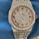 High Quality Customized Iced Out Lab Grown Watch Stainless Steel Best Quality Diamond Watch for Men