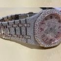 High Quality Customized Iced Out Lab Grown Watch Stainless Steel Best Quality Diamond Watch for Men