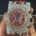 Best Quality Fully Customized Iced Out Diamond Lab Grown Watch for Men Hip Hop Diamond Jewelry