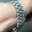 High Quality DEF Lab Grown Diamond Watch Colorless Diamond Hip Hop Style Diamond Watch